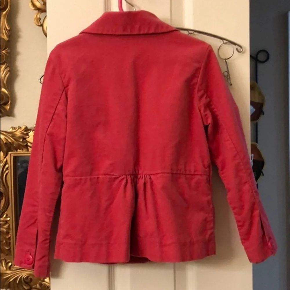 Gymboree pink blazer  jacket animal print lined  size 6